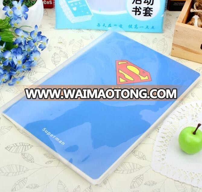 Hot sale Custom transparent plastic pvc book cover